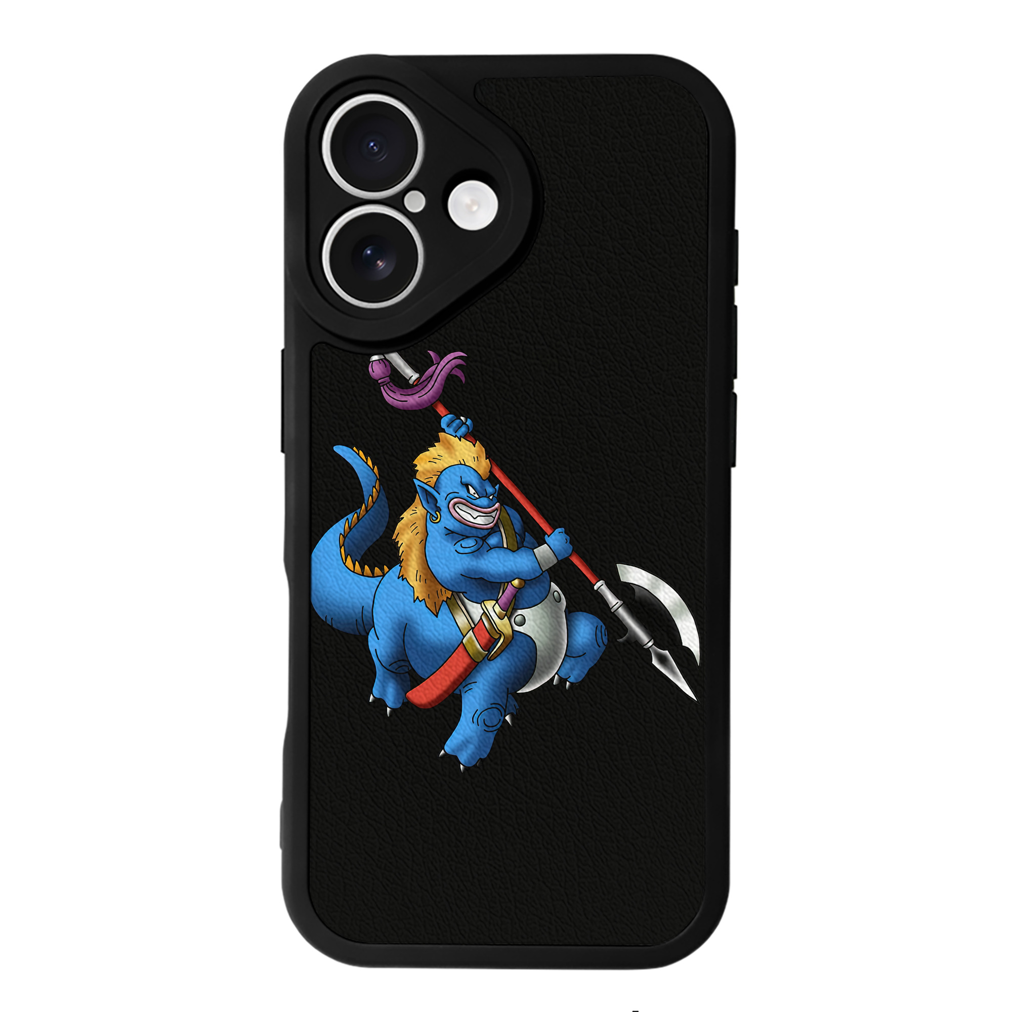 （画像用） ドラゴンクエスト Doragon Kuesuto Dragon Quest 【iPhone 16シリーズ対応】シリコンスマホケース（レザー調） 材質：シリコン